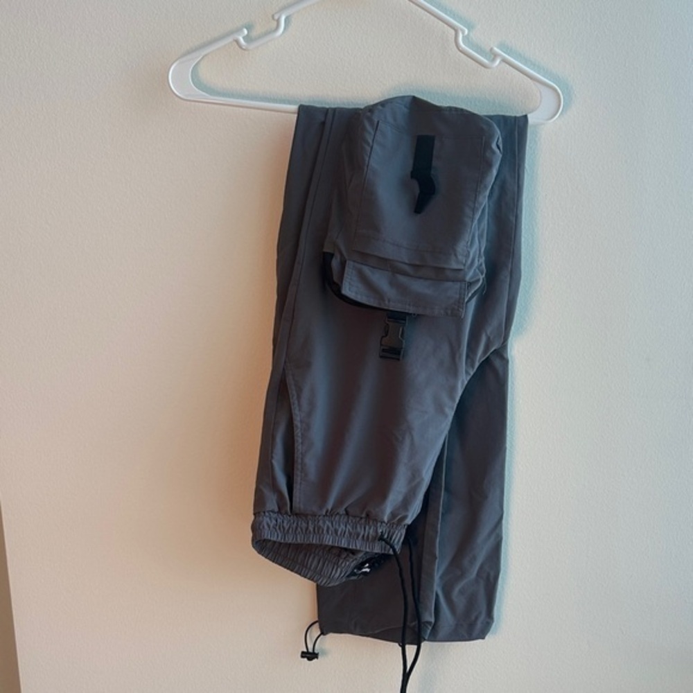 Fashion Nova Gray Cargo Pants